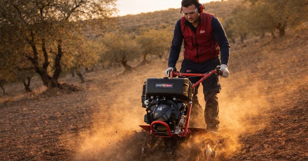 Motoazada qué es y para qué sirve en un olivar de secano
